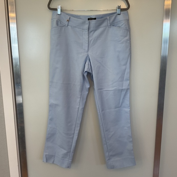 White House Black Market Denim - White House Black Market Light Blue Straight Leg Jeans size 12